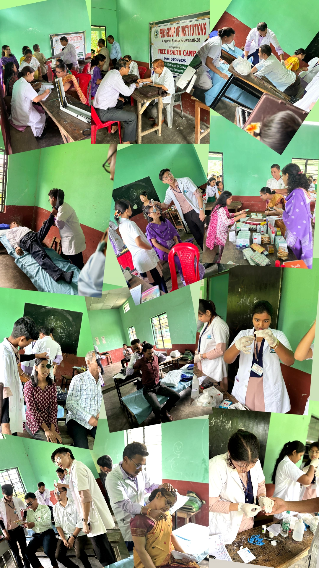 Health Camp at Tamulpur Higher Secondary School, T...