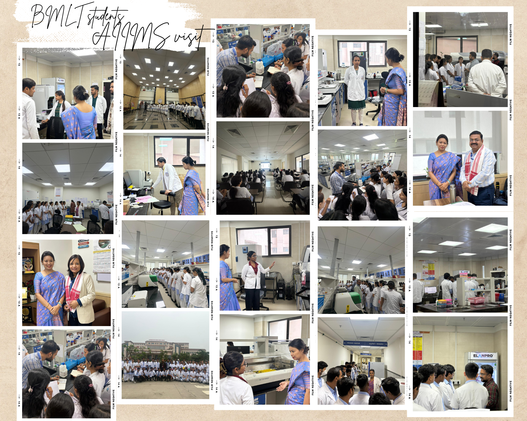 BMLT students AIIMS visit